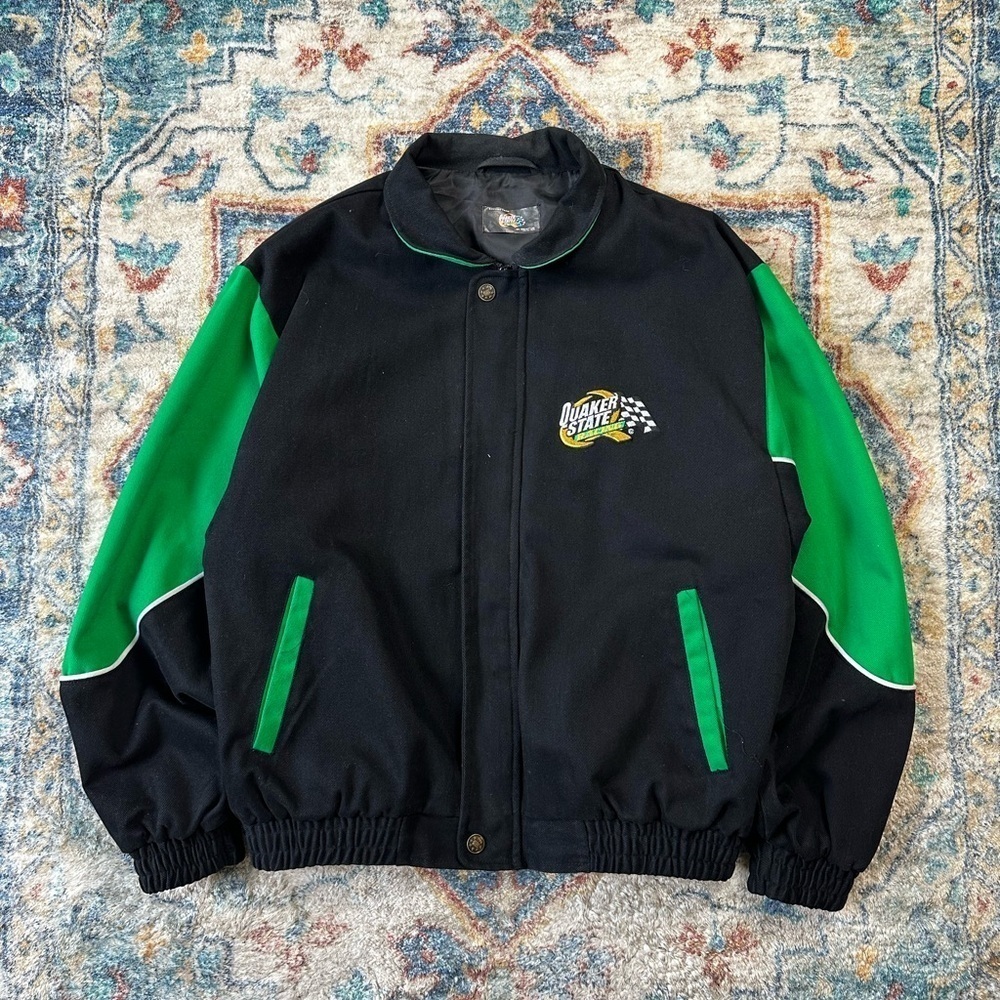 Vintage Quaker State Racing Jacket Large - Picture 1 of 7